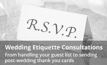 Wedding Etiquette Consultations