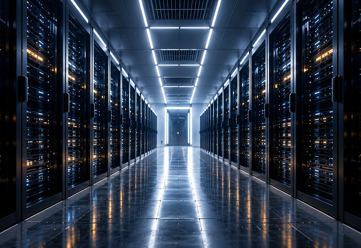 Data center server aisle